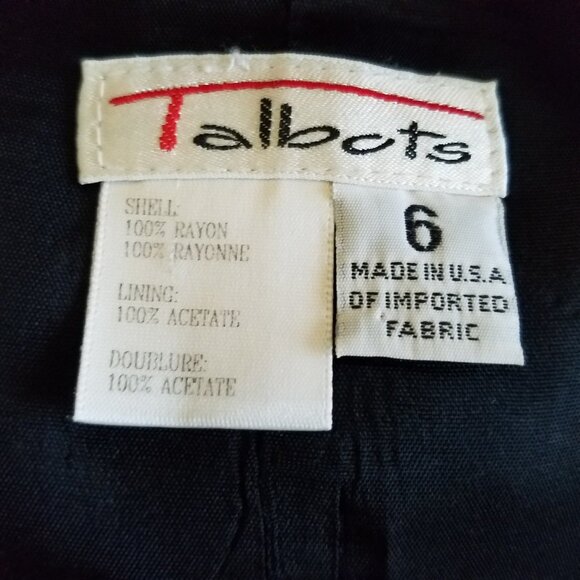 Talbots Gingham Jacket with Shoulder Pads - Picture 15 of 16